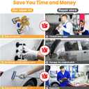 Sigoobal Car Dent Puller Kit, 135pcs Paintless Dent Removal Kit, Car Dent Repair Kit with Golden Lifter, Bridge Puller, Slide Hammer 2 in 1 T-Bar, Dent Puller for Car Refrigerator Door Ding Repair