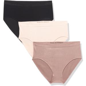 Wacoal Women's B-Smooth 3 Pre-Pack Brief Pant (Medium)