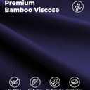 NACHILA Pajamas for Men Pj Short Sleeve Sleepwear with Shorts V Neck Loungewear Cool Pajama,Viscose Made from Bamboo (Medium)