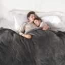 Heated Blanket Queen Size, Soft Cozy Upgraded Flannel Electric Blanket Dual Control with 5 Heating Levels & 10 Hours Auto Off, Fast Heating & ETL & FCC Certification, 84" x 90", Silver Gray