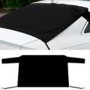 Car Rear Windshield Snow Ice Cover, Oxford Waterproof Auto Sun Shade, 57''  35'' Vehicle Windproof Protect Cover, Winter Frost Automotive Exterior Accessories for SUV, Sedan, Truck (Rear)