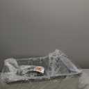 2PACK Stainless Steel Litter Box, Extra Large Litter Boxes for Big Cats, XL Metal Cat Litter Box with Lid High Sides, Anti-Urine Leakage, Non-Sticky, Scoop Included (Dark Grey)