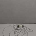 Closet Rod Support, 2PCS Ceiling Mount Curtain Rod Brackets, Adjustable 78.7” 304 Stainless Steel Ceiling Support for Closet Rod or Shower Curtain Rod, Heavy Duty Pipe Bracket (No Screws Included）