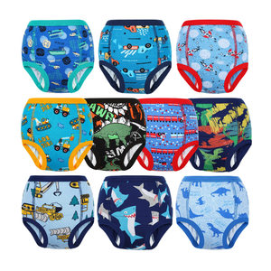 MooMoo Baby Potty Training Underwear 10 Packs Absorbent Toddler Training Pants for Boys and Girls Cotton Pee Pants 7T