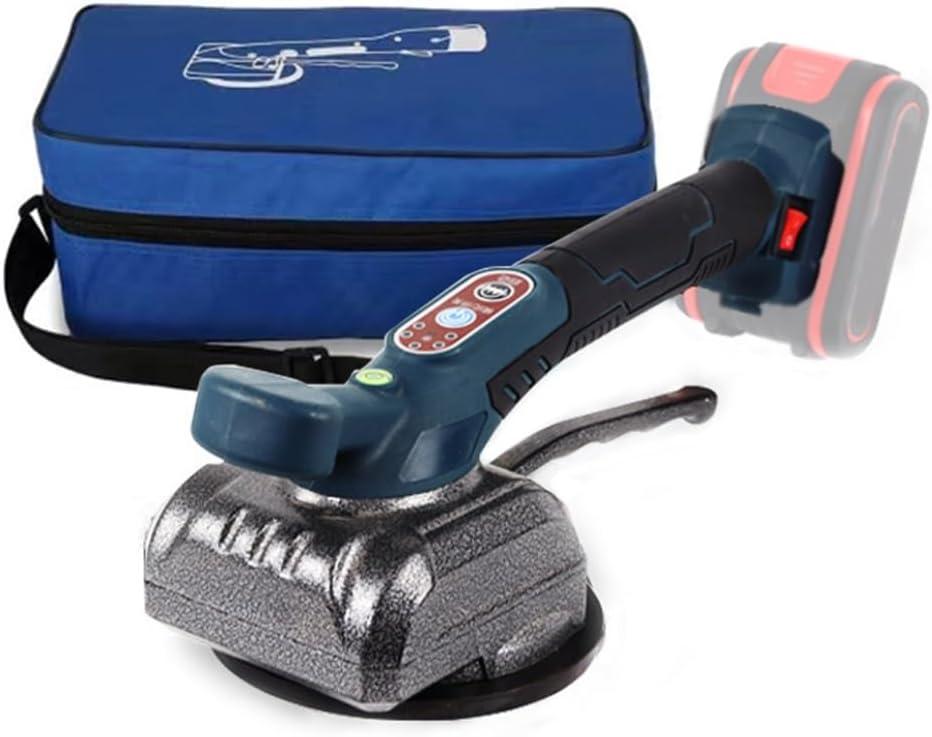 Cordless Tile Vibration Leveling Machine Suction Cup Vibrating Tool Handheld Tile Installation Leveling Machine Max.28000r/Min with 5 Adjustable Speed (without battery)