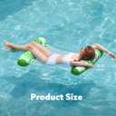SLOOSH 2 Packs Hammock Pool Floats Adults, 4-in-1 Multi-Purpose Inflatable Pool Floats PVC Water Hammock Lounge Floaties