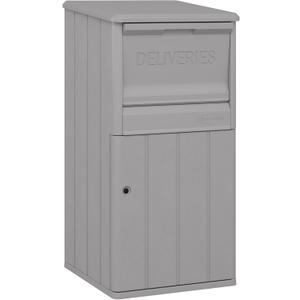 Suncast 33.5-Gallon Capacity Package Delivery Box, Parcel Drop Box with Lock, Weather Resistant Outdoor Storage Solution for Secure Package Deliveries, Made in USA