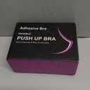 KIETLA Sticky Bra Strapless Adhesive Invisible Push Up Lift Bras for Women Backless Dress 2 Pair Reusable with Nipple Covers