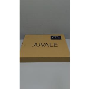 Juvale Bamboo Silverware Organizer for Drawer, Kitchen, 6 Slot Utensil Tray (Black, 17 x 11.75 x 1.75 In)