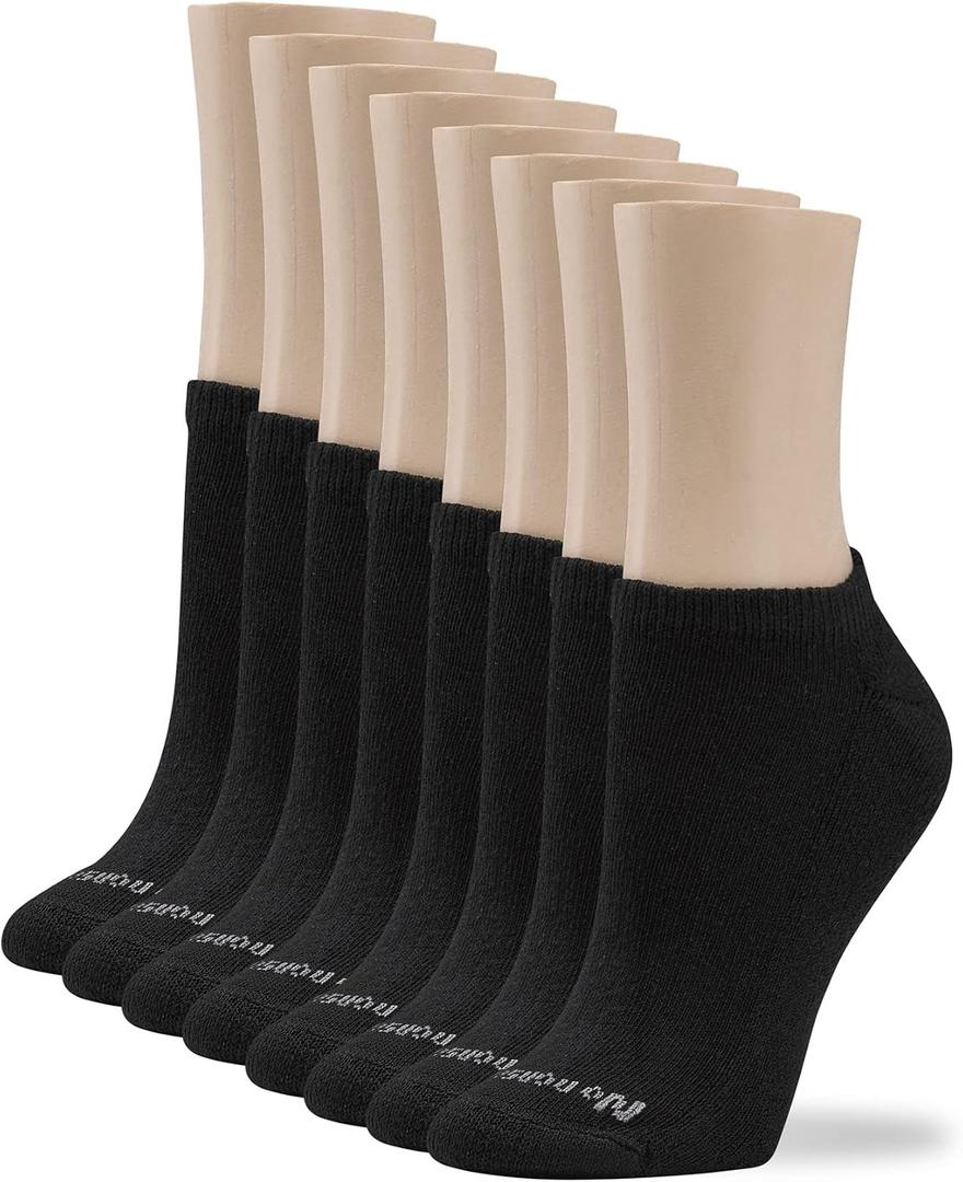 No nonsense womens Cushion No Show Sock 8 Pair Pack, Size: 4-10