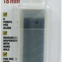 HYDE 42359 Replacement 18mm Snap-Off Blade Dispenser, 50 Blades