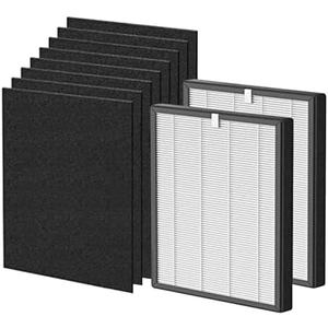 ProHEPA 9000 Replacement Filters Compatible with VEVA ProHEPA 9000 Air Purifier - 2 Pack Premium Air Filters + 8 Pack Activated Carbon Pre-Filters