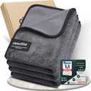 Shiny Bath Wipes Shower Cleaning Cloths, Premium Car Drying Towel | Ultra Absorbent Twisted-Loop Design| Microfiber Towel for Car, Shower Cabin, Household (15.75*23.62 INCH, 3pack)