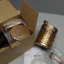 Solar Garden Watering Can Lights with Cascading Lights,Christmas Gifts Fairy Gardening Gifts for Mom,Christmas Solar Lights Outdoor,Solar Powered Fairy Light Outdoor,Decorative for Garden Decor (snowflake, Warm White)