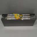 BAYKA Floating Shelves for Wall, Wall Mounted Rustic Wood Shelves for Bathroom, Bedroom, Living Room, Kitchen, Hanging Shelf for Books/Storage/Room Decor with 22lbs Capacity (Black, Set of 3, 15.7in) (A. Black - Universal Classic Style)