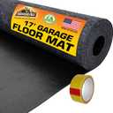 Armor All Original Garage Floor Mat, (17' x 7'4"), (Includes Double Sided Tape), Protects Surfaces, Transforms Garage - Absorbent/Waterproof/Durable (USA Made) (Charcoal)