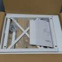 IBUYKE 2 Tier Desktop Printer Stand,Multi-Purpose Desk Organizer,Wooden Printer Stand with Drawer Storage for Folders,Books,for Fax Machine, Scanner,Home Office,Light Wood TLJ012R