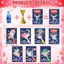 28 Pack Valentines Day Gifts for Kids LED Finger Lights Toys with Valentines Day Cards for Kids Classroom, Non-Candy Class Exchange Gifts Valentine Party Favors Bulk for Boys Girls