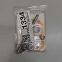 Front Hub Axle Bicycle Axle Bike Axle 140mm/5.5 Inch Bicycle Multiple Speed Front Hub Axle 3/8'' Silver 26TPI Hub Nut Washer Kit 1PCS