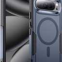Magnetic for Google Pixel 10 Pro XL Case[Compatible with Magsafe][Rugged Military Grade Shockproof][Scratch Resistant] Full-Body Sturdy Slim Protective Phone Cases Cover (Blue/6.8 Inch)