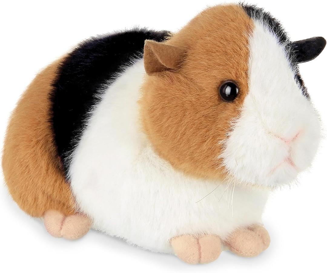 Bearington Scooter Plush Guinea Pig Stuffed Animal, 8 Inch