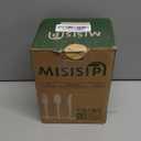 MISISIPI 150-Count Compostable Utensils Set - Heavy Duty BPI Certified, Plastic-Free Disposable Forks, Spoons, Knives for BBQ, Camping, Events, Plant-Based Cutlery