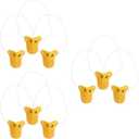 Toyvian Bill Beak Nose 9pcs Nose Costume Accessory Bill Mask Snout Novelty Halloween Mardi Gras Cosplay Supplies