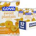 Goya Foods Sweet Plantain Chips, 4 Ounce (Pack of 12) Best Before 10/12/25