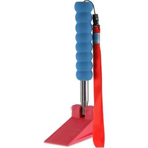 Long Handle Door Stopper Wedge - Heavy-Duty, Adjustable, Non-Slip Rubber Wedge, Extendable Handle for Seniors, Arthritis-Friendly, Fall Prevention, Works on All Floors, Stops Drafts, No-Bend Design