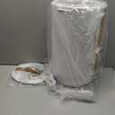 Keenray Towel Warmer for Bathroom, Towel warmer bucket with Heating Progress Bar, Fragrance Disc Holder, Leather handle, Auto Shut-off Towel Bucket Fits Up to Two 40" x 70" Towels, Bathrobes, Blankets (18L, White/Wood)