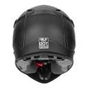 GLX GX23 Dirt Bike/Motocross Helmet - Matte Black, Medium - DOT Approved