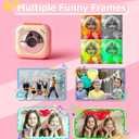 Upgrade Kids Selfie Camera, Christmas Birthday Gifts for Boys Age 3-9, HD Digital Video Cameras for Toddler, Portable Toy for 3 4 5 6 7 8 Year Old Boy Red