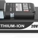 DSANKE 20V 4.0Ah Replacement Battery for Hoover ONEPWR Battery BH15030 BH25030 BH25040 BH15260PC, for All Hoover ONEPWR:BH53420V BH57005 BH12010 BH53310V BH53420PCE Cordless Vacuum Cleaner