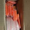Graduation Party Supplies Decorations Serve 100, 2025 Graduation Party Plates and Napkins Set, Orange Disposable Paper Plates Napkins for College High School Graduation Congrats Grad Party Supplies