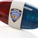 Bike Lights for Kids with Sirens, Police Pretend Play Toy, Safety Light Bicycle Accessories, Waterproof, (Now with Softer Sounds, Batteries not Included)