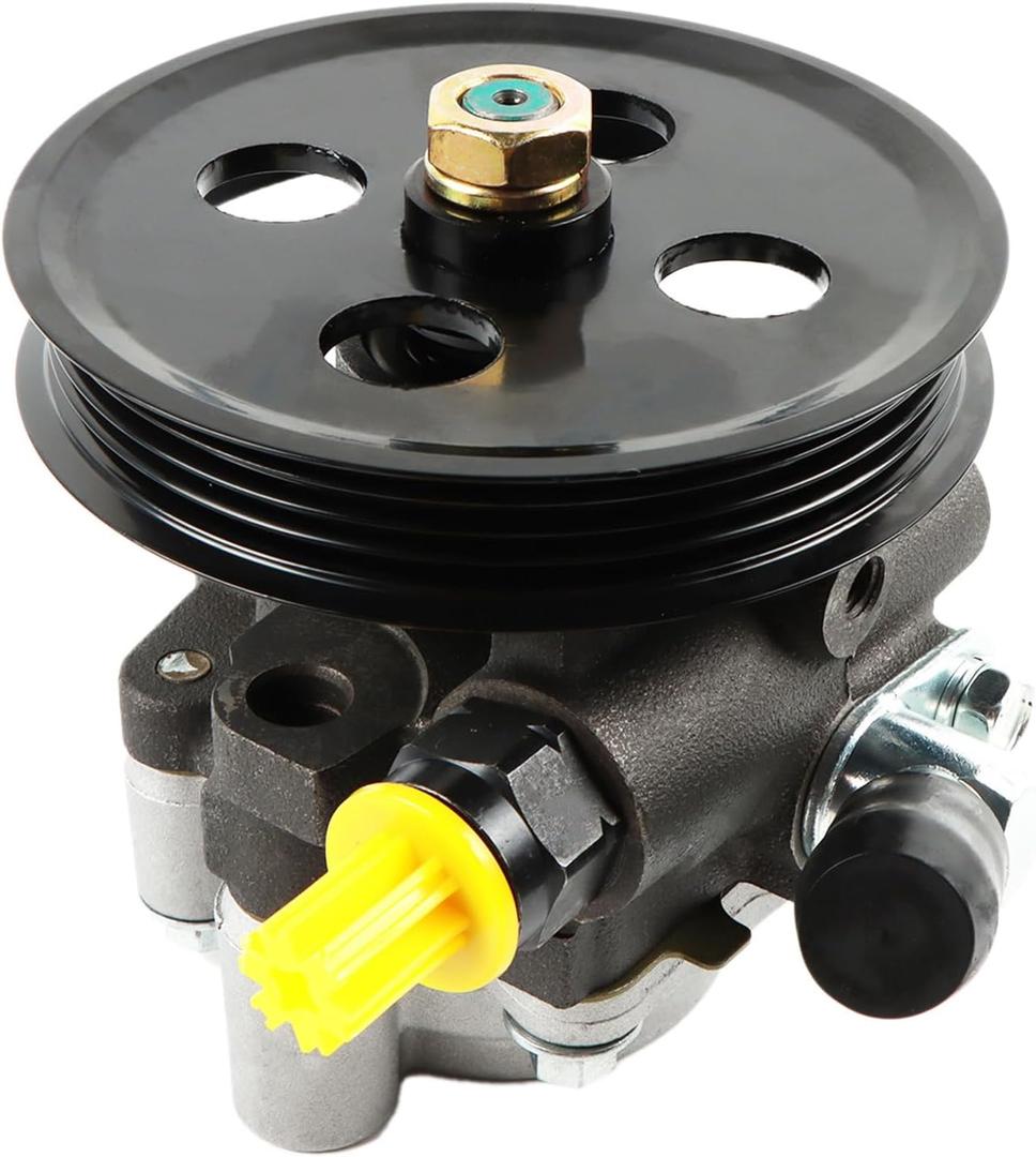 Power Steering Pump with Pulley Replace OE 21-5362 Fits for 2004-2006 Sienna 3.3L V6 3MZFE Aftermarket Parts (for 01-07 Town & Country/Voyager/Caravan V6 3.3L)