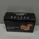 LEDHOLYT Rechargeable Flameless Candle, Flashing LED Pillar Real Wax Candle with Remote Control and Timer, Upgraded Teardrop Wick, Gold Glass Electronic Candle