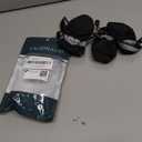 YAODHAOD Dog Shoes for Small Dogs, Puppy Dog Boots & Paw Protector for Winter Snowy Days, Anti-Slip Sole Dog Booties for Indoor Hardwood Floor 4PCS (Black, Size: 5)