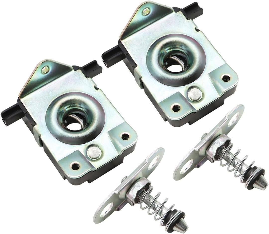 Hood Latch Lock Assembly Front Lower Compatible with 3 5 Series E46 E39 E52 E53 330 X5 325 M3 M5 1997-2006 51238203859 51238185738 5123822980