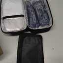 ALLCAMP Insulin Cooler Travel Case for Diabetic Organize Medication with 4 Ice Packs Black(9X 4.72x 3.14 inches)