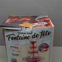 Nostalgia LPF230 3-Tier Lighted Party Fountain, Holds 1.5 Gallons, LED Lighted Base, Includes 8 Reusable Cups