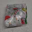 JISEN Christmas Crib Sheet Santa Claus Fitted Crib Sheet for Boys Girls Crib Mattress Cover Baby Sheet for Standard Crib and Toddler Mattress Soft Breathable Baby Bed Sheet for Neutral 52x28 Inch Grey