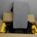 YELLOW JACKET Mechanic Stool with Wheels Rolling Stool Chair 300 lbs Capacity,Garage Mechanics Seat with Two Tool Tray and A Drawer Workshop Creeper Seat for Auto Repair Work