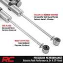 Rough Country M1R Monotube Rear Shocks with External Reservoir for Chevy Colorado & GMC Canyon 2WD/4WD (2015-2022) w/2.5-6" Lift - High Performance Shock Absorbers, 2-Pack