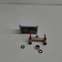 Brass Garden Hose Splitter, 2 Way Faucet Diverter with 2 Extension Handles, Outdoor Hose Splitter, Heavy Duty Nickel Plated, GHT 3/4-Inch Female Inlet and 3/4-Inch Male Outlet