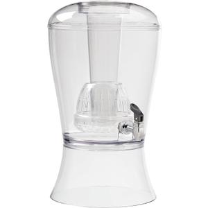 CreativeWare Beverage Dispenser with Ice Cylinder and Fruit Infuser, 3 Gallon, Clear