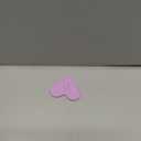 MOTEERLLU Personalized Leather Heart Bookmark with Initials, Handmade, Letter Cute Custom Corner Book Marks for Reading Women, Teachers, Students, Book Lovers, Book Accessories(Purple,G)