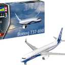 Revell 03809 Boeing 737-800 1:288 Scale Unbuilt/Unpainted Plastic Model Kit, White