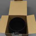 LCGP 5" Inlet Exhaust Tip, 6" Outlet 15" Long Bolt On Stainless Steel Diesel Exhaust Tailpipe Black