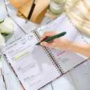 Timart 2026 Planner, January 2026 - December 2026, Weekly and Monthly Planner, Hardcover 2026 Calendar Planner Book with Tabs for Women, Perfect for Office School Home, A4 (8.5" x11")-Orange Floral